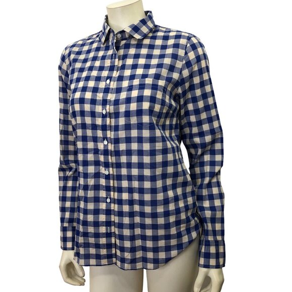 J CREW LONG SLEEVE BUTTON TOP 6 - Picture 2 of 6